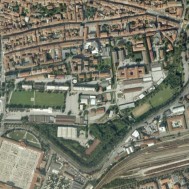 Aerial picture of santa Marta and Passalacqua former barracks